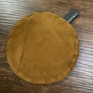 Tan suede beret from Banana Republic new with tags
